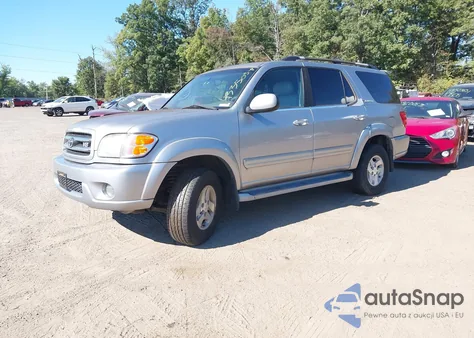 2001 Toyota Sequoia Limited V8 из США, поврежденный, VIN 5TDBT48A71S034309